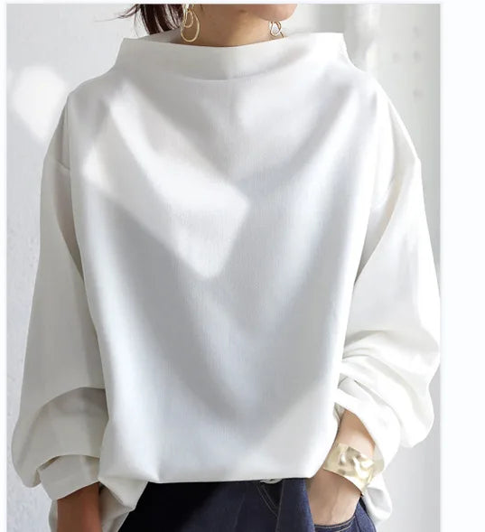 B Bliss™ | Haut en tricot doux à col montant
