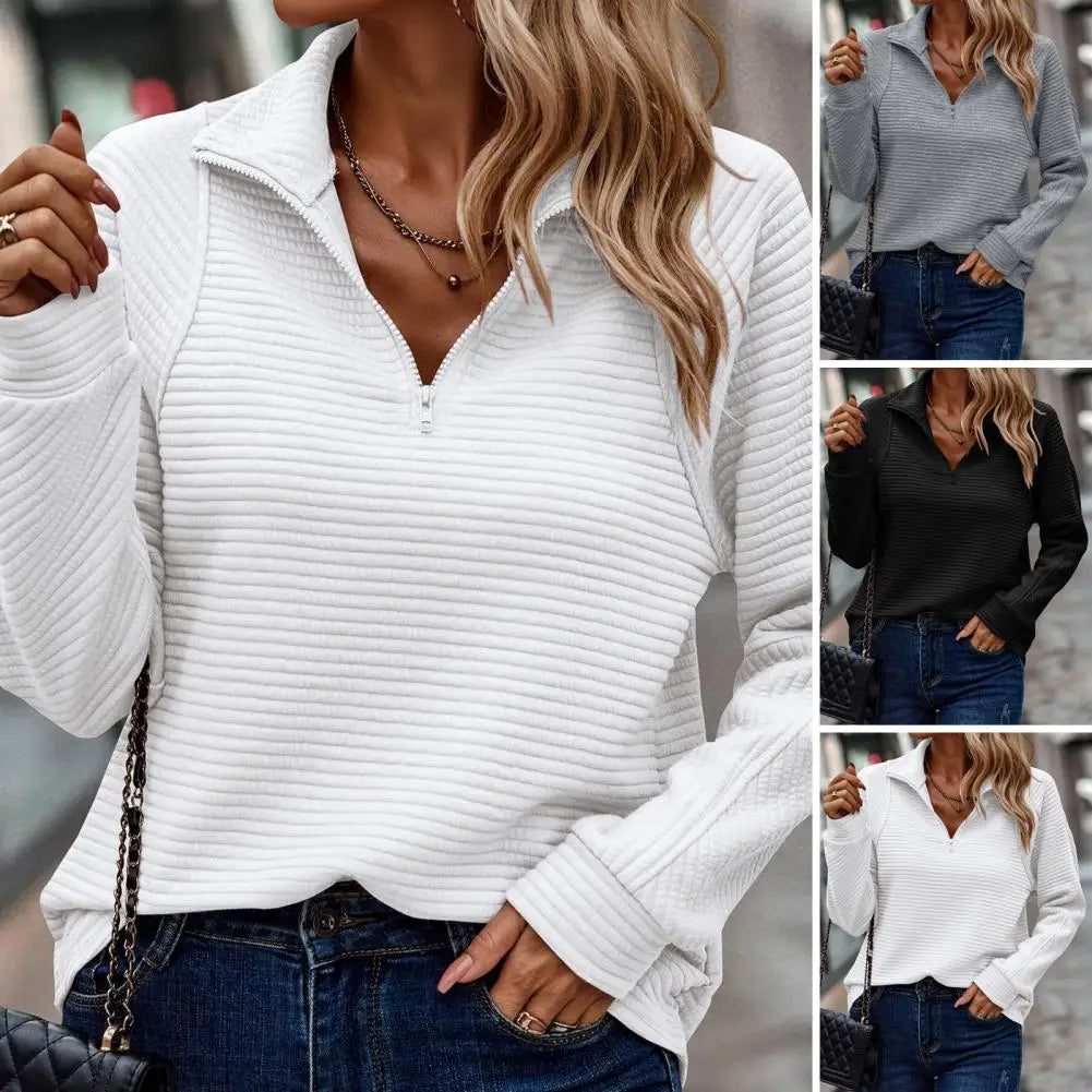 B Bliss™ | Pull élégant à demi-fermeture éclair