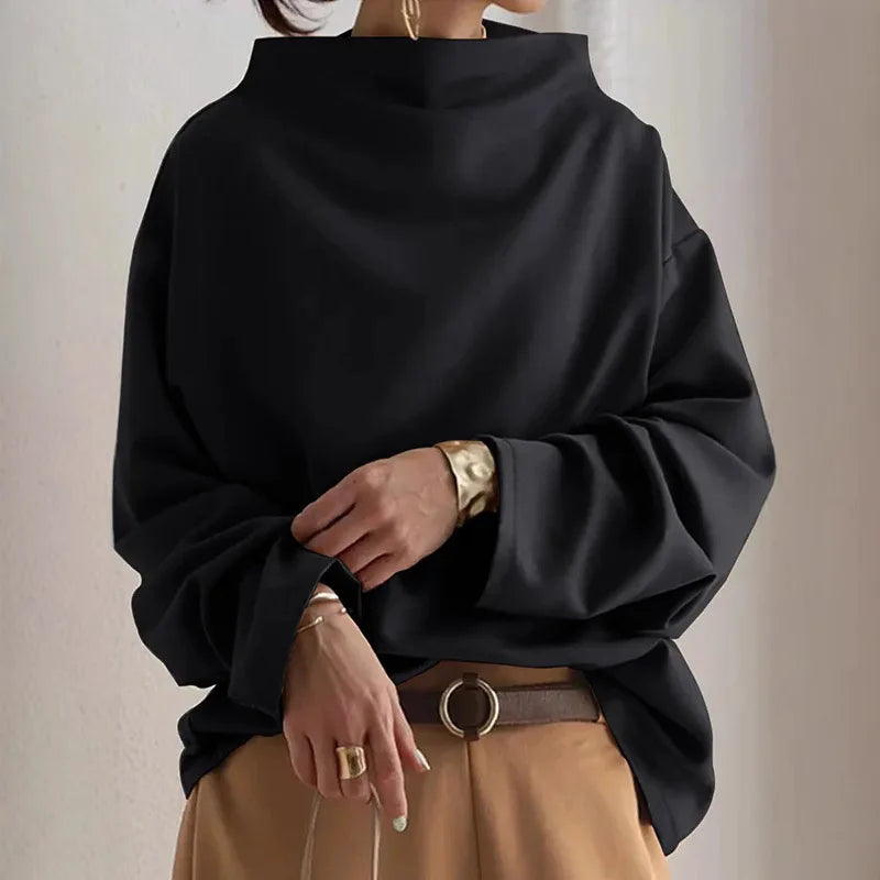 B Bliss™ | Haut en tricot doux à col montant