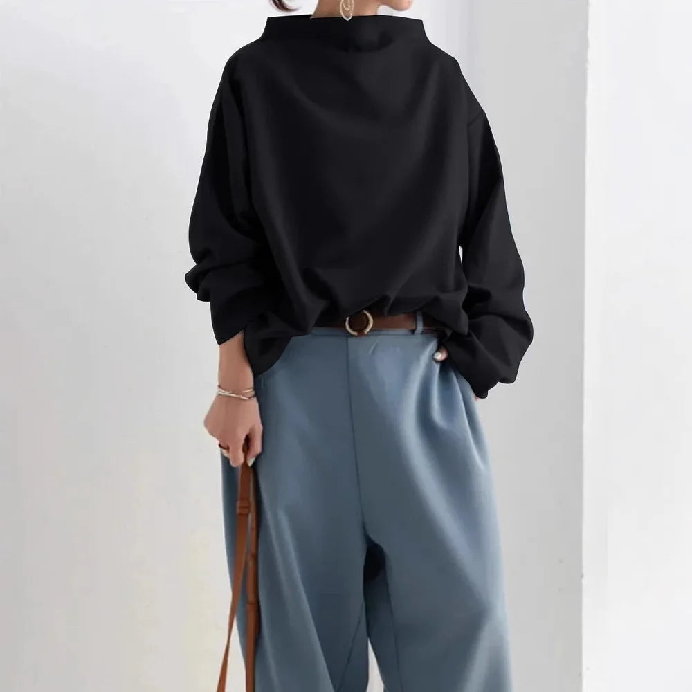 B Bliss™ | Haut en tricot doux à col montant