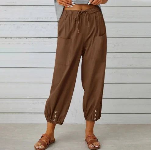 B Bliss™ | Pantalon en coton et lin agréable