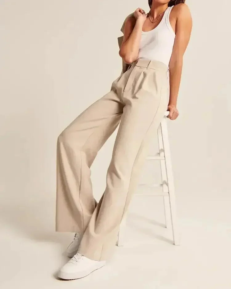 B Bliss™ | Pantalon Casual Large et Élégant