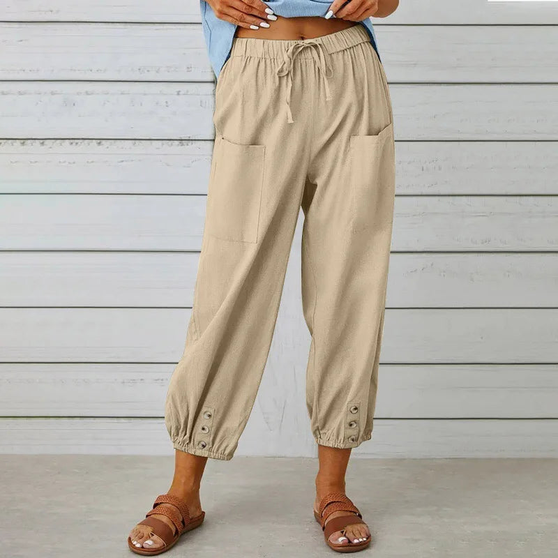 B Bliss™ | Pantalon en coton et lin agréable