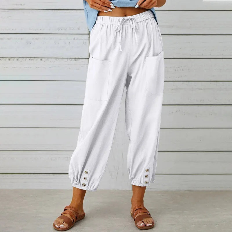 B Bliss™ | Pantalon en coton et lin agréable