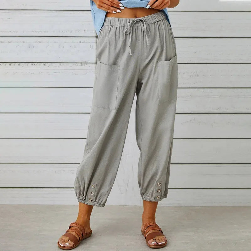 B Bliss™ | Pantalon en coton et lin agréable