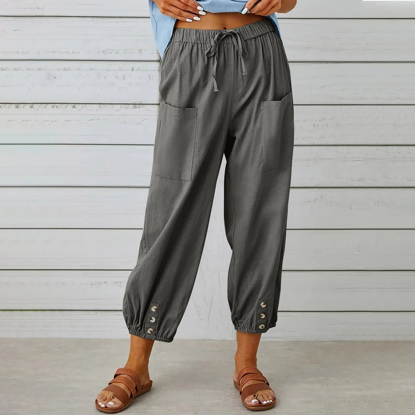 B Bliss™ | Pantalon en coton et lin agréable