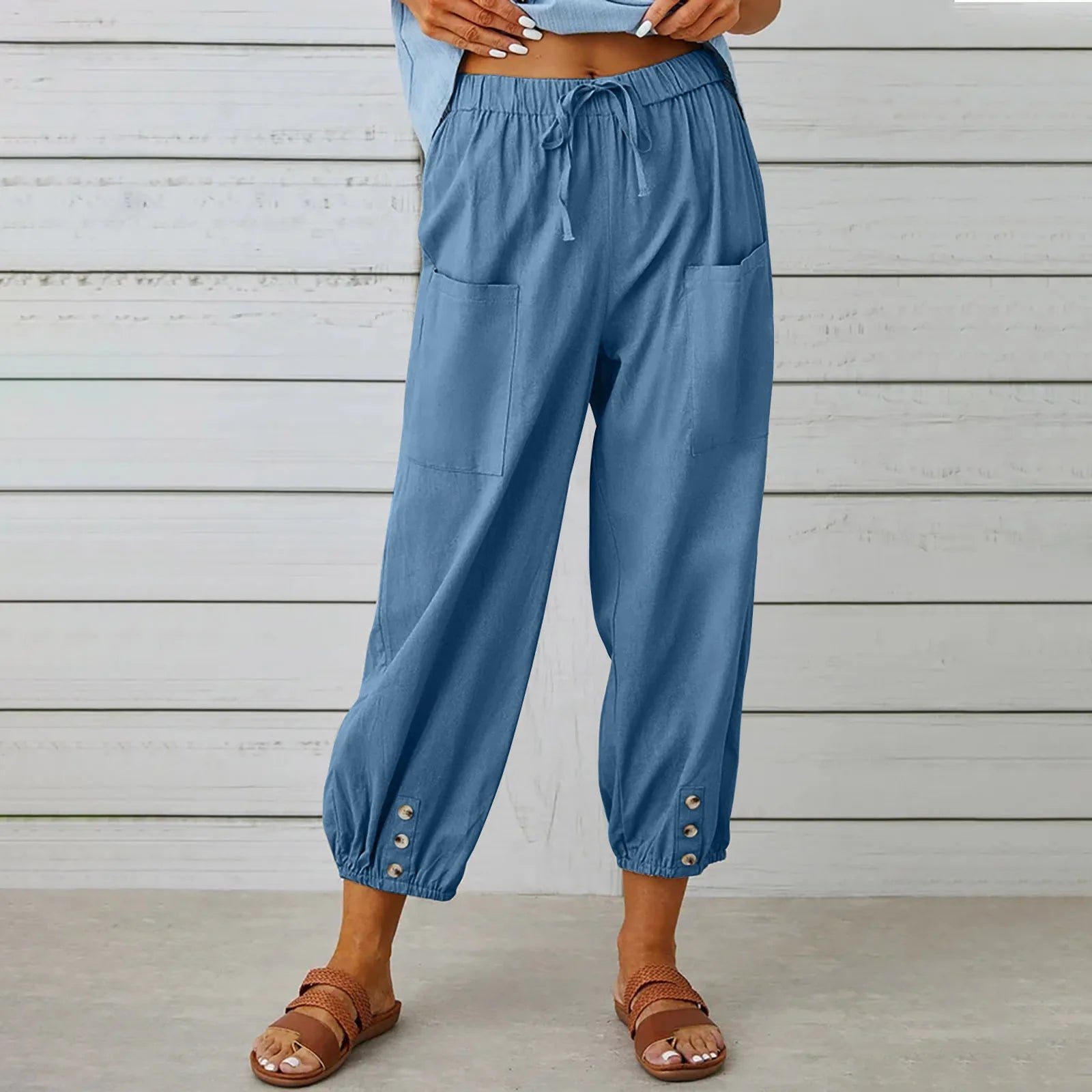 B Bliss™ | Pantalon en coton et lin agréable