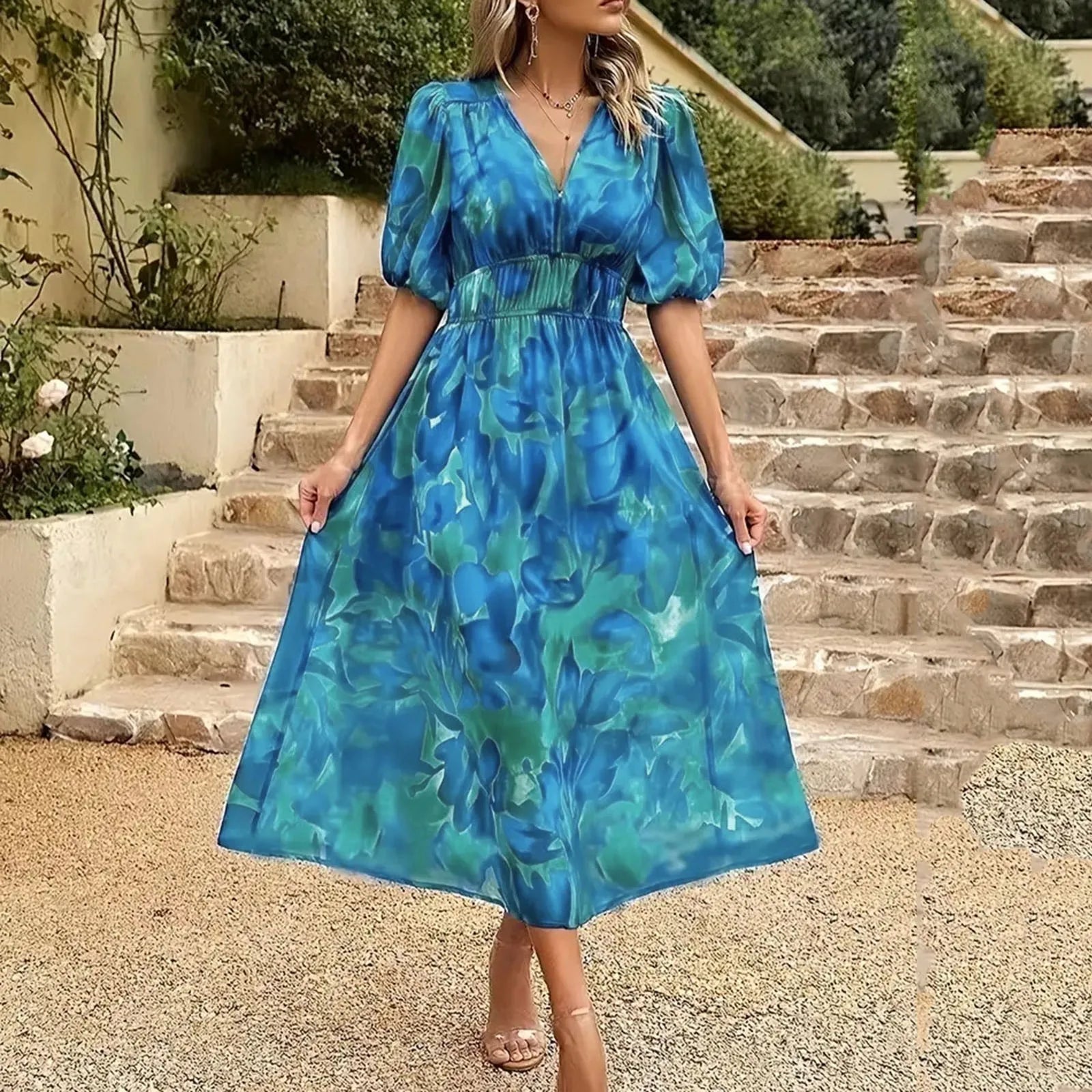 B Bliss™ | Robe midi légère à motifs floraux