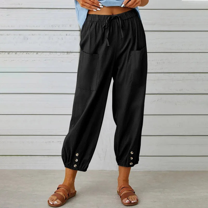 B Bliss™ | Pantalon en coton et lin agréable