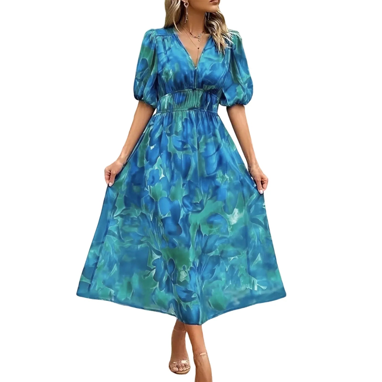 B Bliss™ | Robe midi légère à motifs floraux