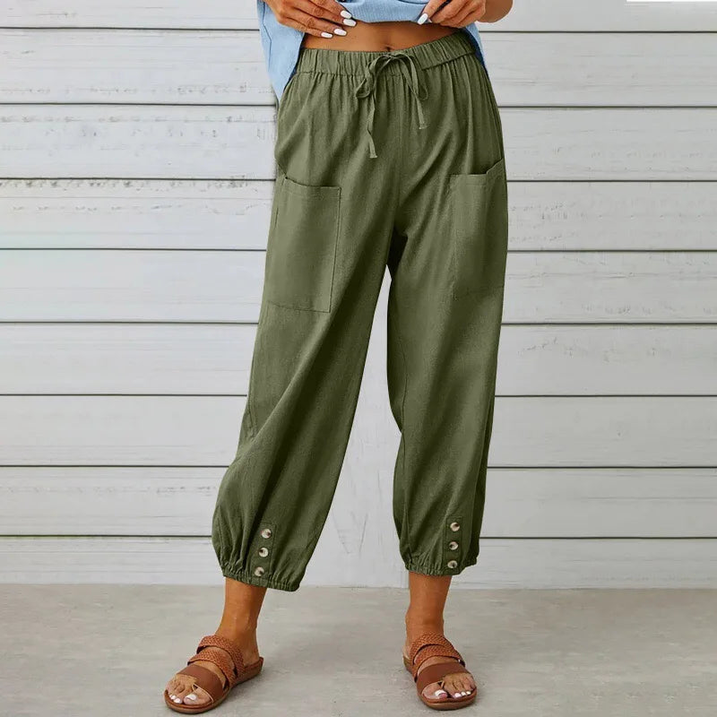 B Bliss™ | Pantalon en coton et lin agréable
