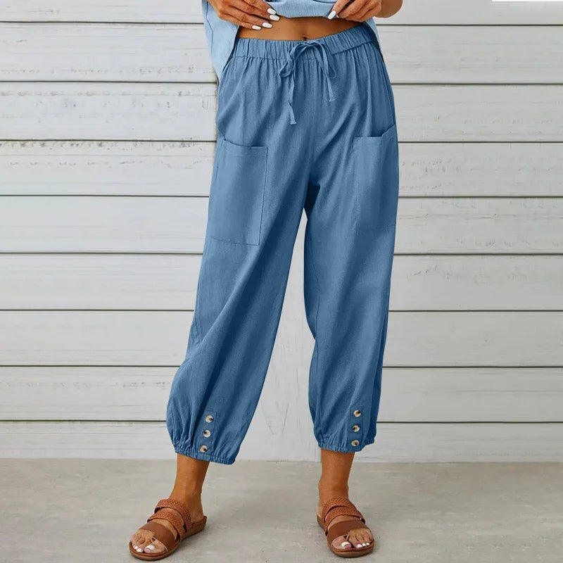 B Bliss™ | Pantalon en coton et lin agréable