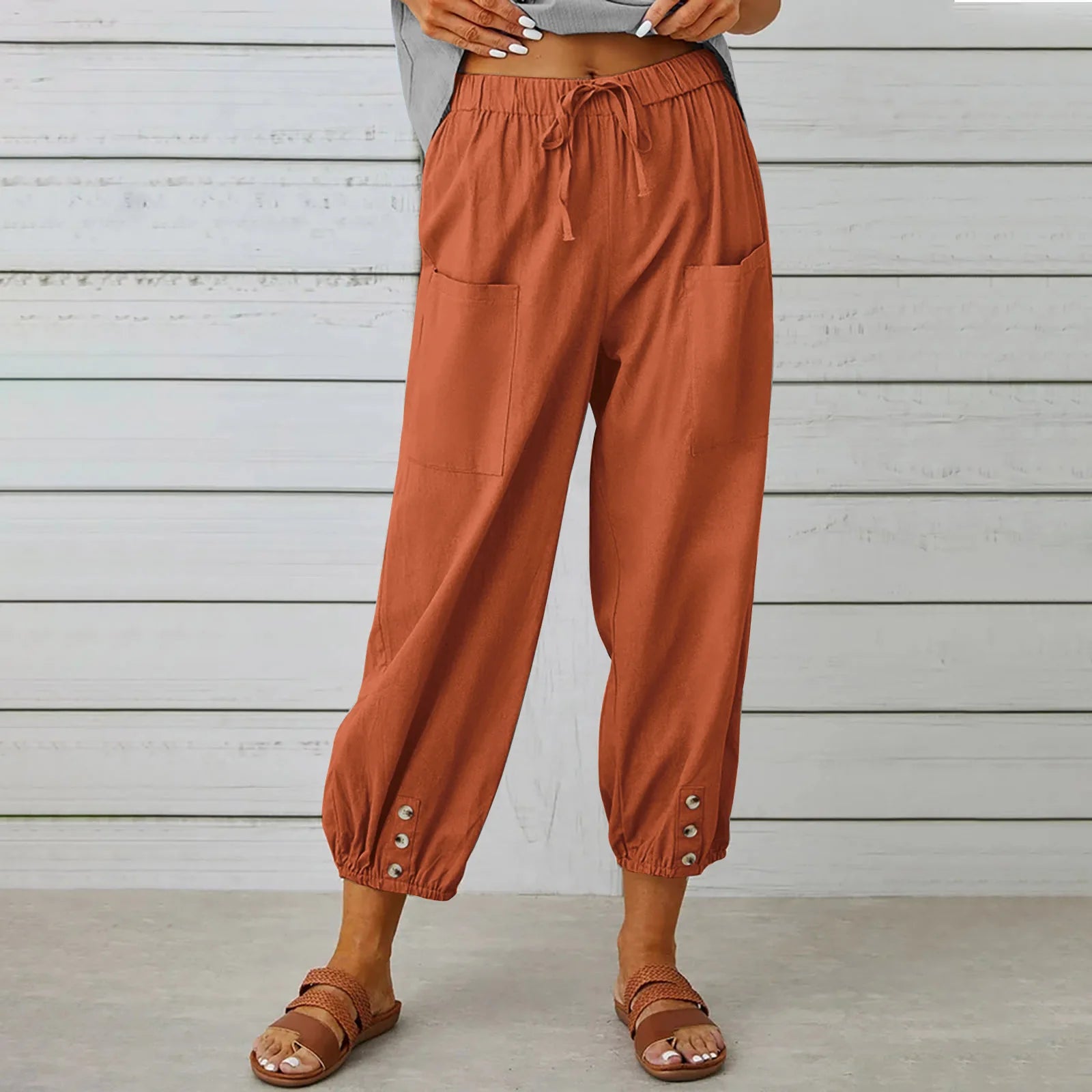 B Bliss™ | Pantalon en coton et lin agréable