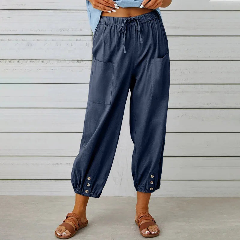 B Bliss™ | Pantalon en coton et lin agréable